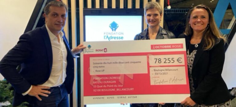 Fondation l'adresse_récole pour l'association Rose Up