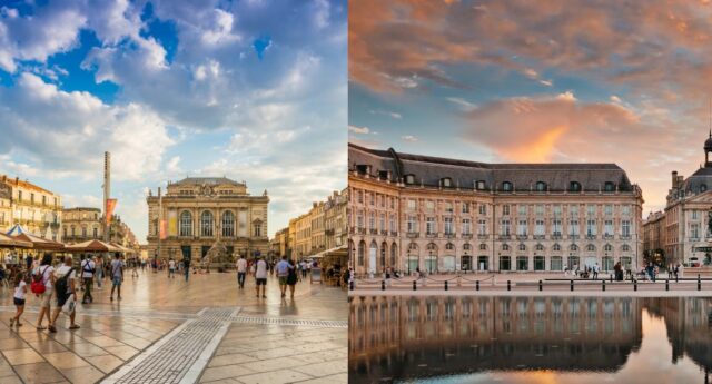Bordeaux et Montpellier