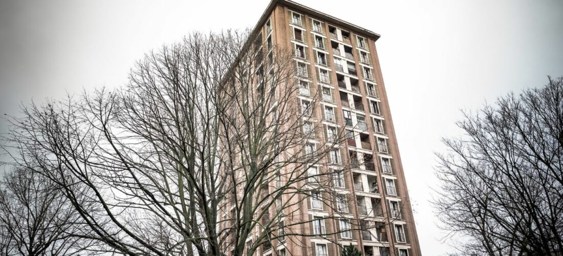 Immeuble HLM à Pantin en Seine-Saint-Denis