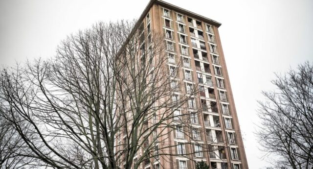 Immeuble HLM à Pantin en Seine-Saint-Denis