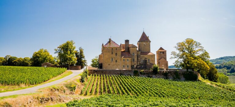 Le Château de Pierreclos en Bourgogne