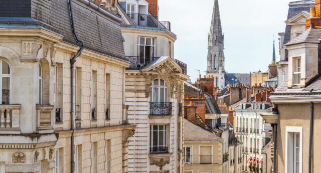 Les beaux immeubles à Nantes