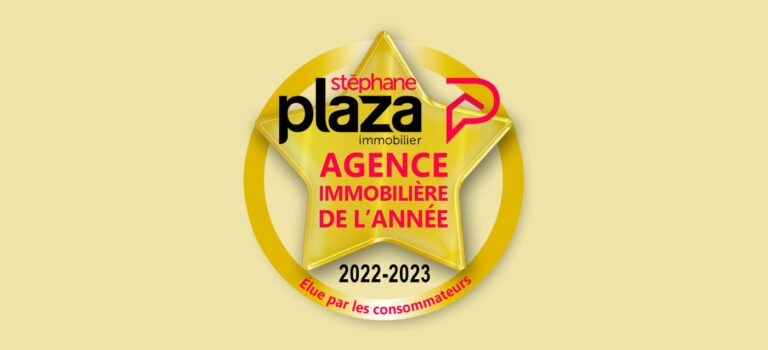 Macaron Stéphane Plaza, agence immobilière de l'année