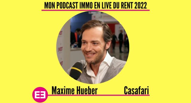 Maxime Hueber au micro de Mon Podcast Immo