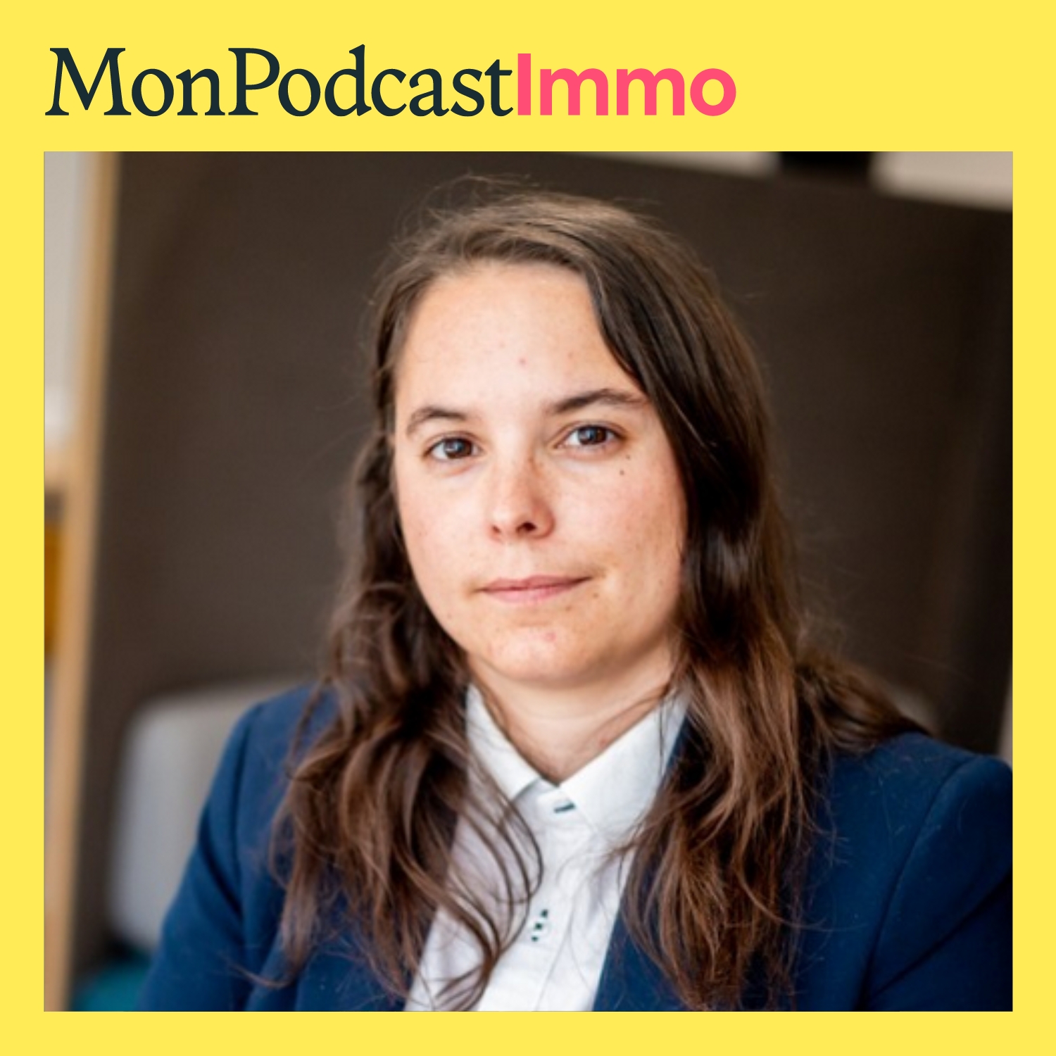 Gaelle Audrain Demey sur la pochette de Mon Podcast Immo