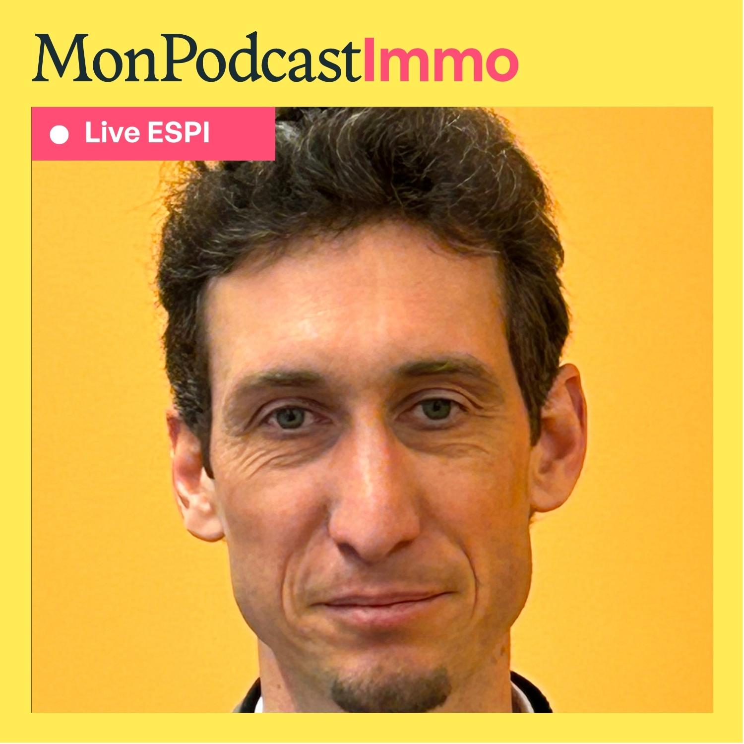 Pochette Mon Podcast Immo avec portrait Samuel Depraz