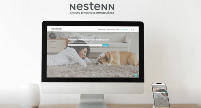 Home Page du Site Nestenn sur un ordinateur et un mobile