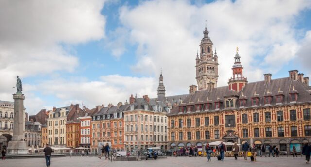 Vue du centre ville de Lille