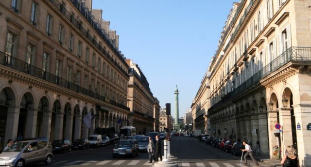 Rue de rivoli à Paris