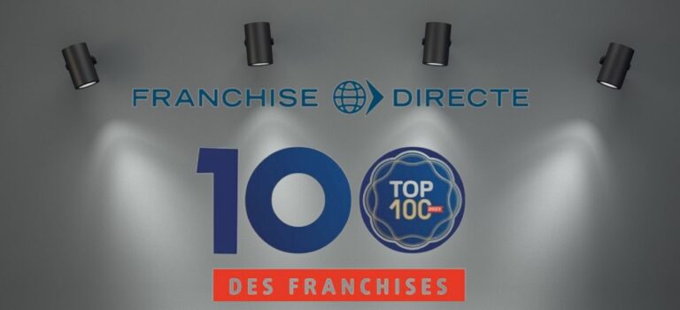 logo du Top 100 des franchises établi par franchise directe