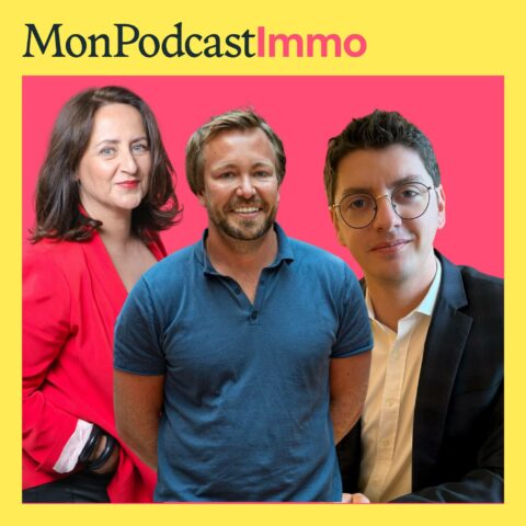 Ariane Artinian, Thierry Vignal (Masteos) et Michael Nogal en couverture de Mon Podcast immo