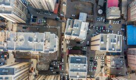 Vue aérienne de constructions à Oulan Bator pour illustrer le boom de l'immobilier en Mongolie