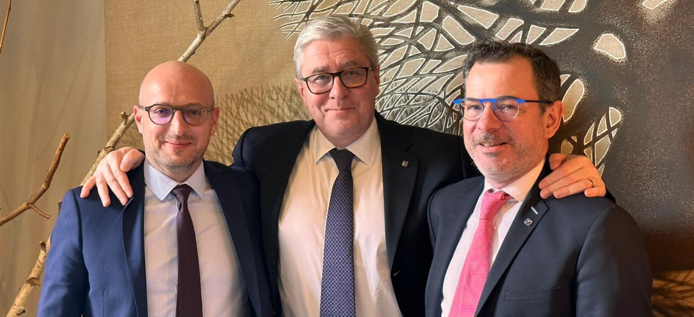 Portraits de Vincent Delaunois, Philippe Briand et Alain Audras.
