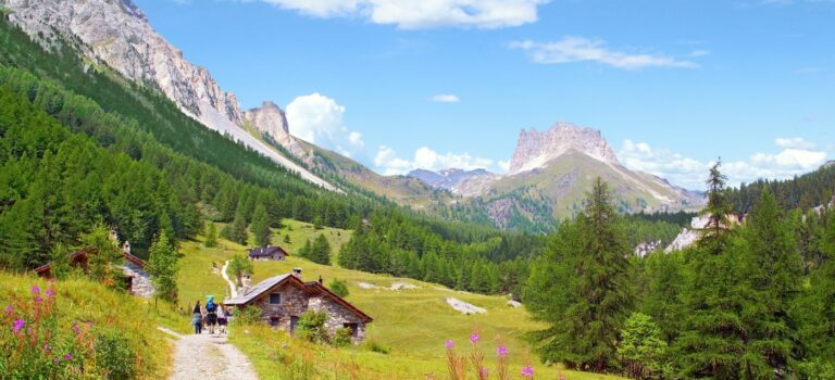 Chalet dans les Alpes