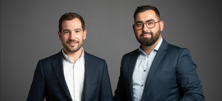 Antoine Noyeret et Thibault Ponserre fondateurs de l'agence immobiliere Viagimo Valence