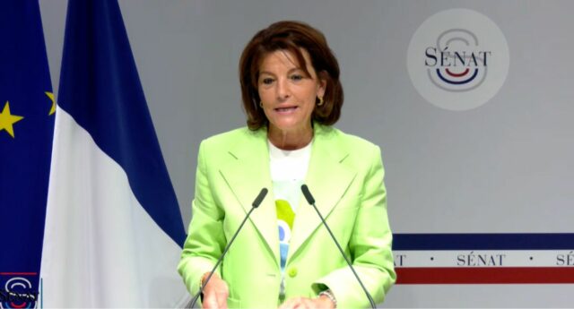 Portrait de la senatrice Dominique Estrosi Sassonne au Senat
