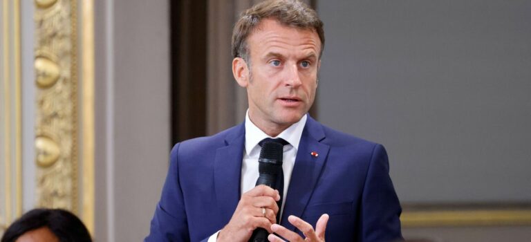 Emmanuel Macron, président de la République