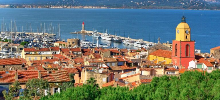 Vue de Saint Tropez depuis les hauteurs