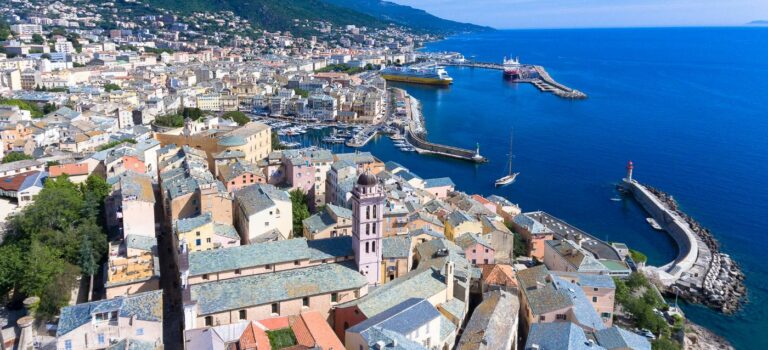 Vue de Bastia en Haute-Corse