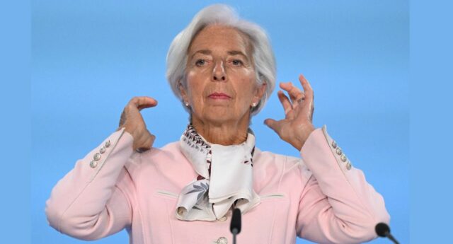 Christine Lagarde, présidente de la BCE