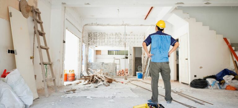 Appartement en chantier de renovation energetique