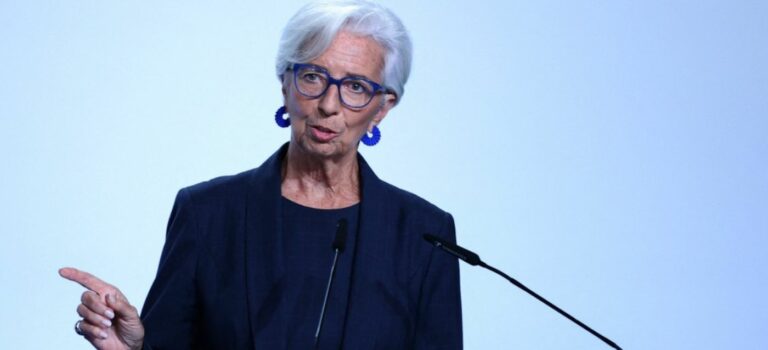 Portrait de Christine Lagarde, presidente de la BCE