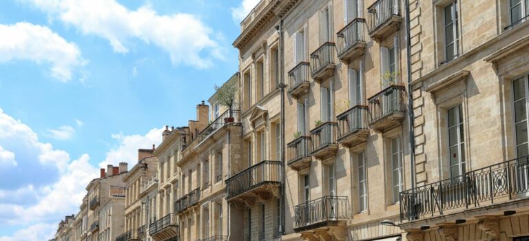Facade d'immeubles a Bordeaux
