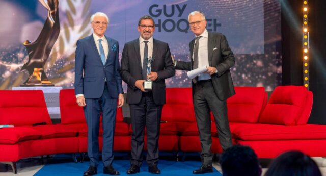 Stephane Fritz, president de Guy Hoquet a la remise du prix enseigne de l'annee