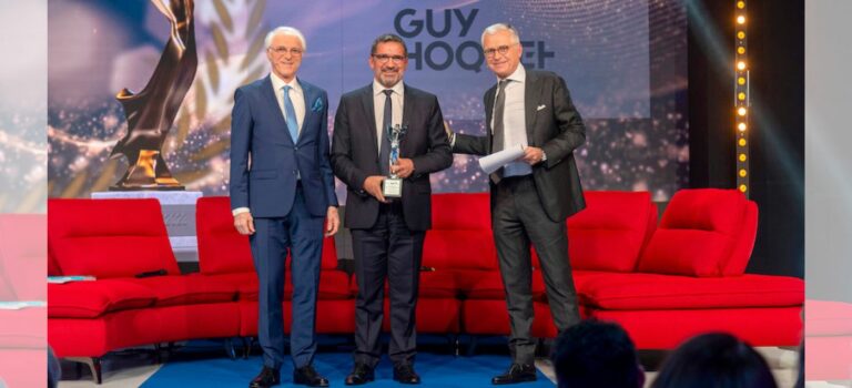 Stephane Fritz, president de Guy Hoquet a la remise du prix enseigne de l'annee