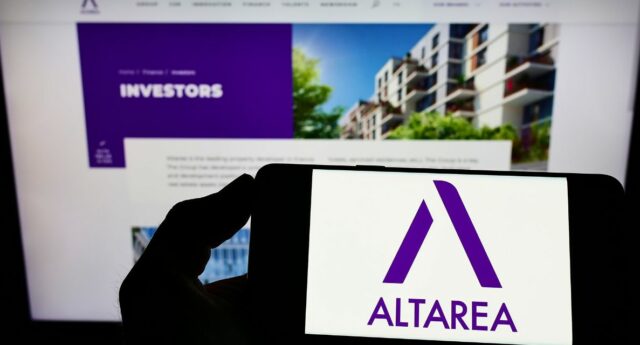 smartphone avec logo Altarea