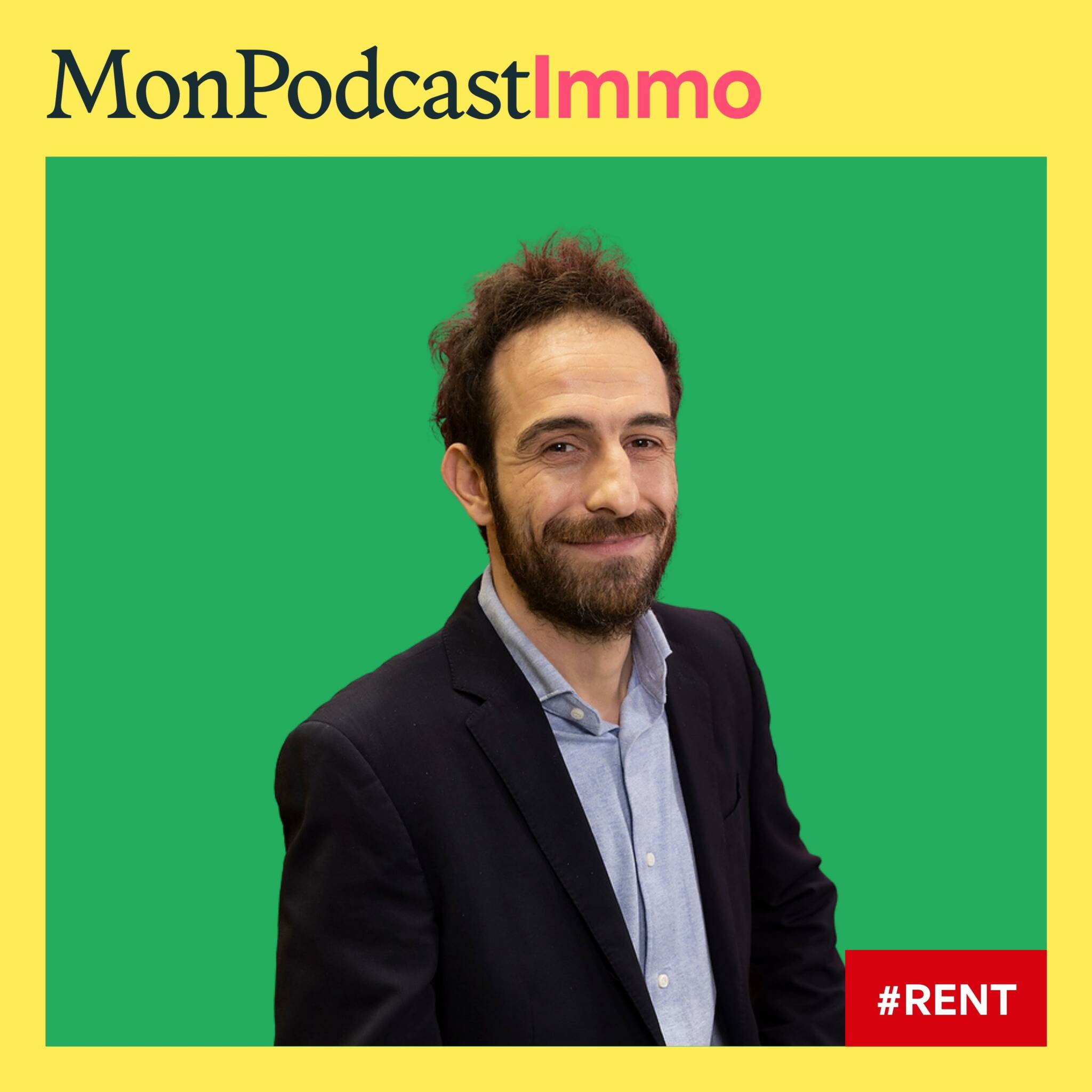 Stephane Daumillare (Lycaon) en couverture de Mon Podcast Immo