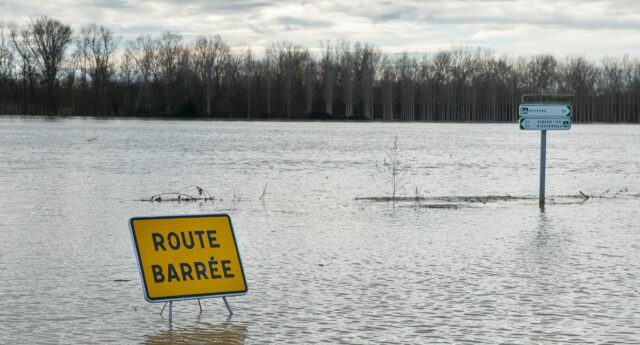Crue de la Garonne en Occitanie