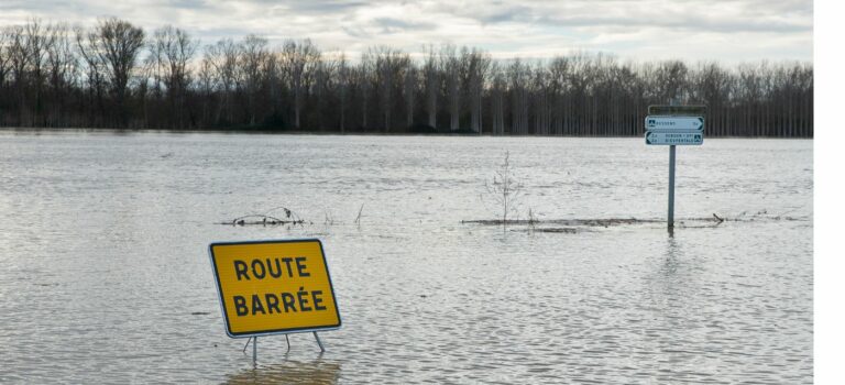 Crue de la Garonne en Occitanie