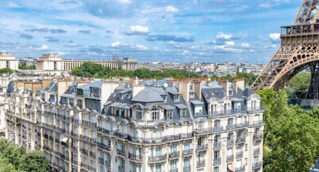immobilier Paris vue Tour Eiffel