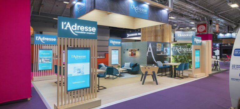 Stand L'Adresse à Franchise Expo