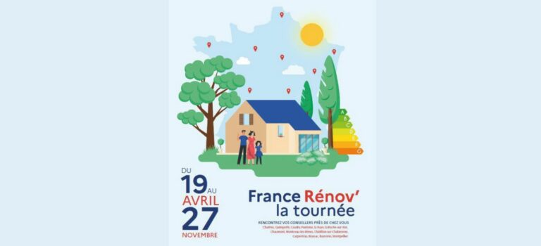 Affiche de la tournee France Renov