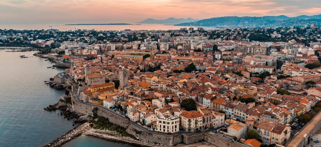 Vue panoramique Antibes