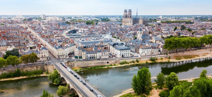 Vue aerienne d'Orleans