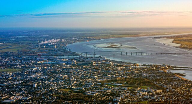vue aerienne Saint Nazaine