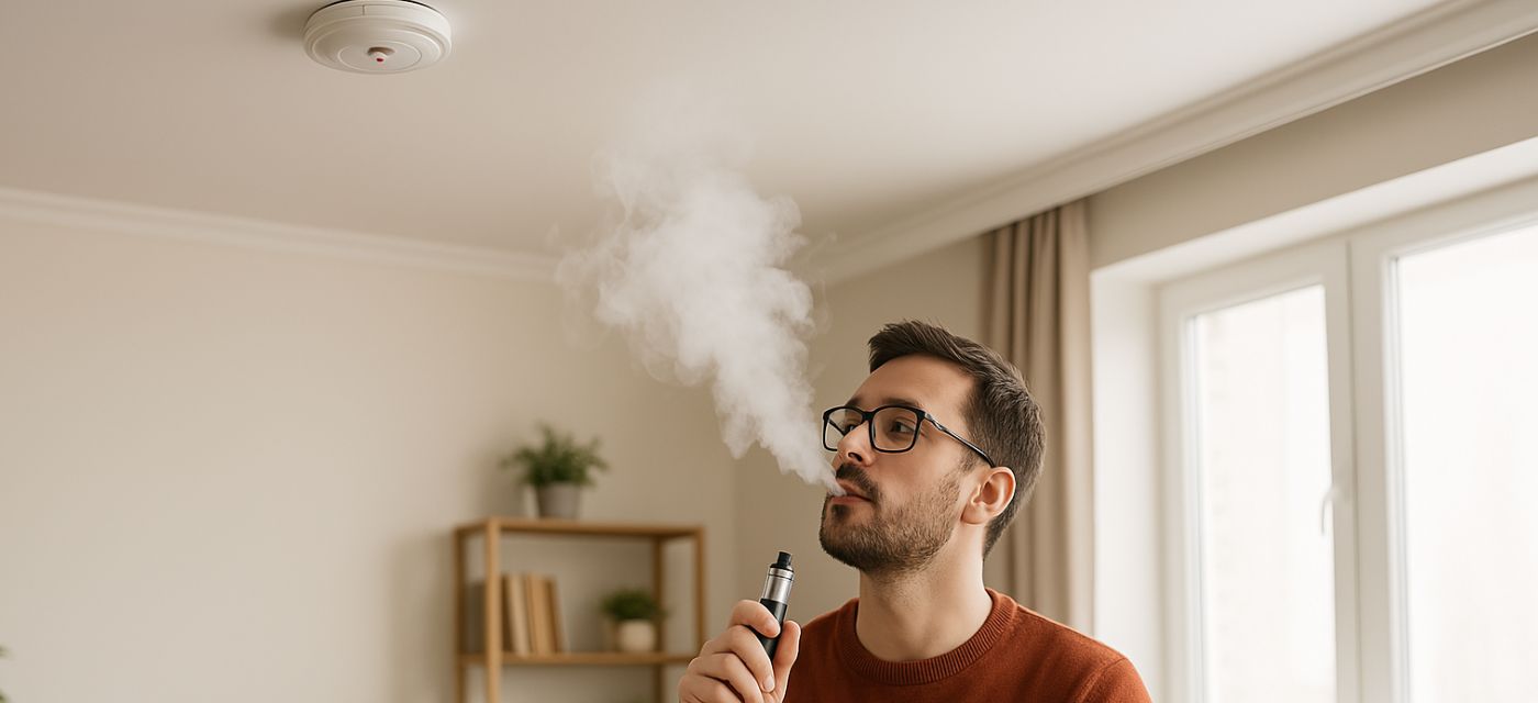 La cigarette électronique peut-elle déclencher un détecteur de fumée ?