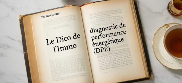 Dico de l'immo ouvert a la page DPE