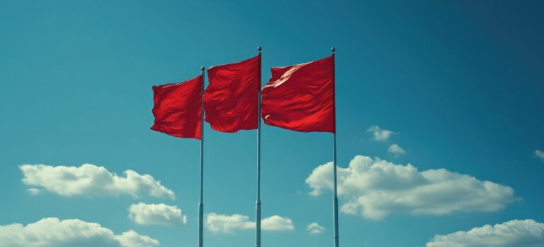 Drapeau rouge
