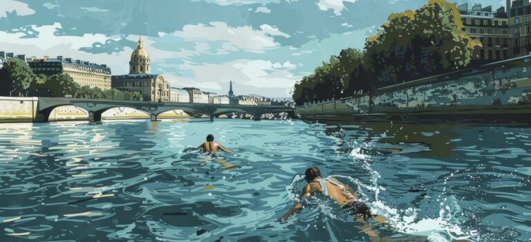 Baignade dans la Seine