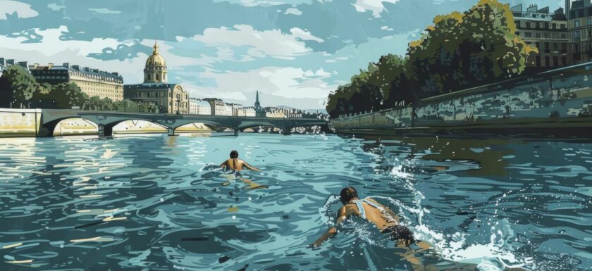 Baignade dans la Seine