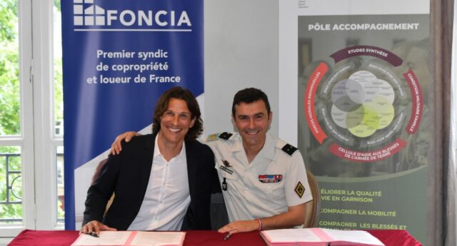 Foncia et l’armée de Terre signent une convention de partenariat