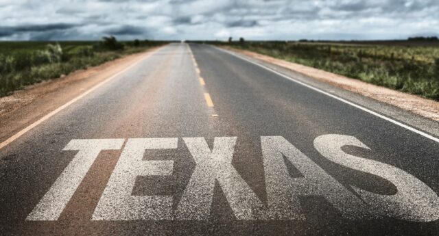 Route au Texas