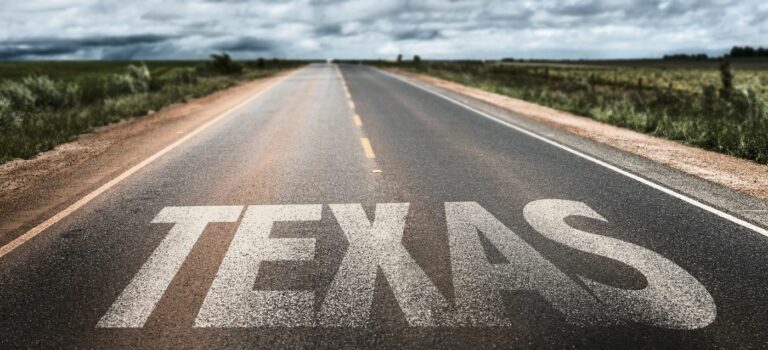 Route au Texas
