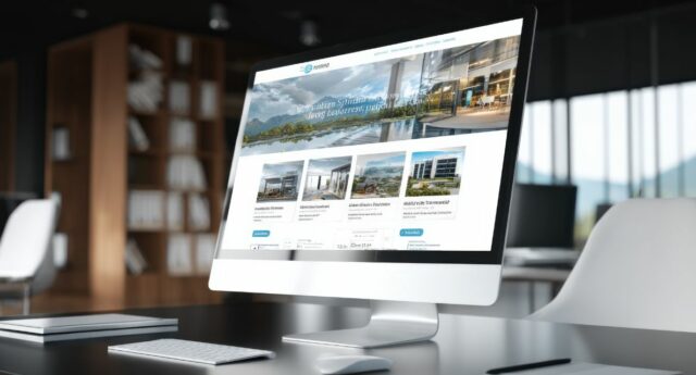 Visibilité digitale et agence immobilière, illustration du rôle complémentaire web + local.