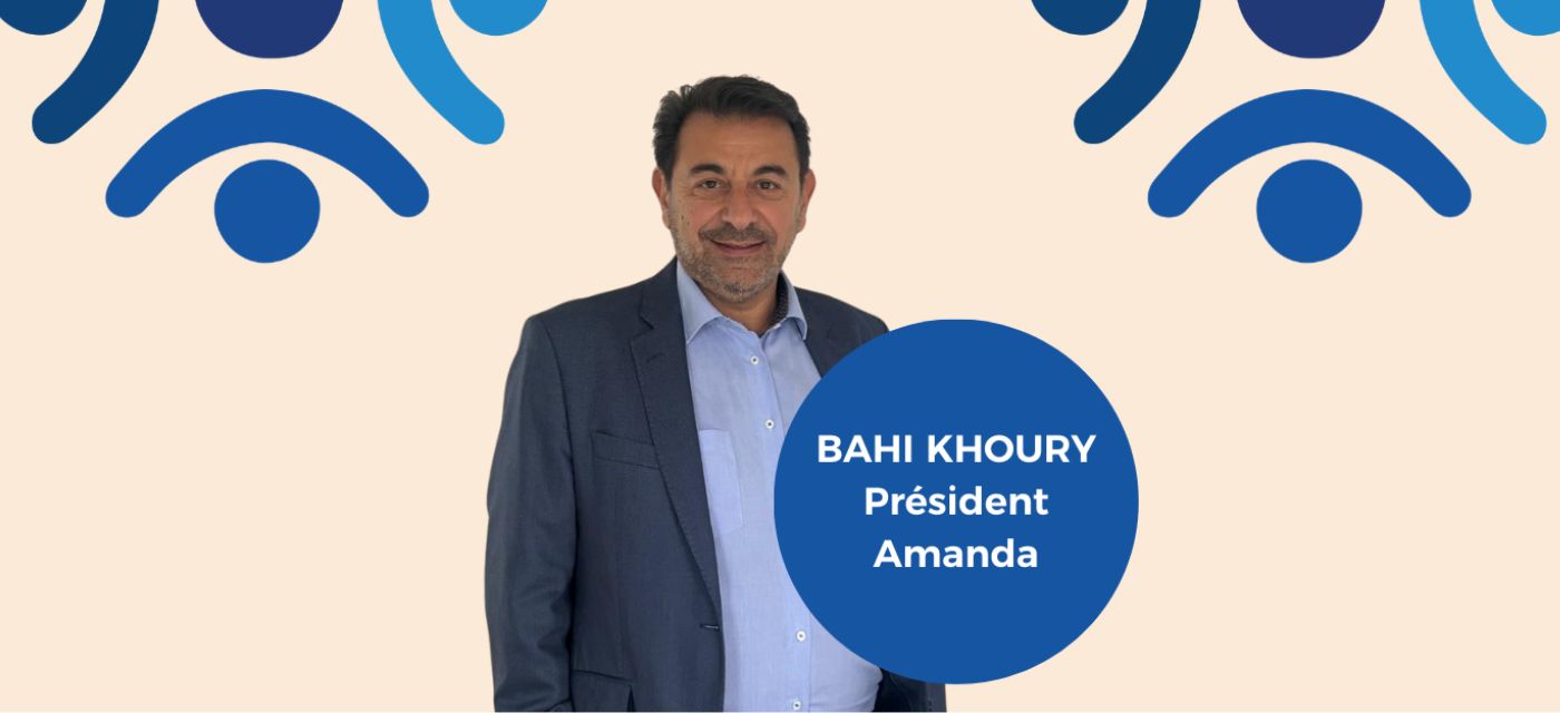 Portrait de Bahi Khoury, president de l'association d'agents immobiliers Amanda