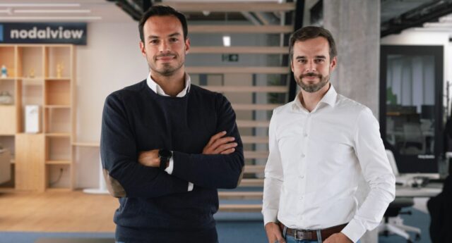 Thomas Lepelaars, CEO & Cofondateur Nodalview (gauche) et Maxim Van Reybrouck, CFO